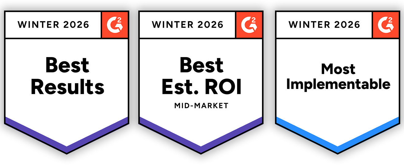 Winter g2 badges - best results, best roi, most implementable