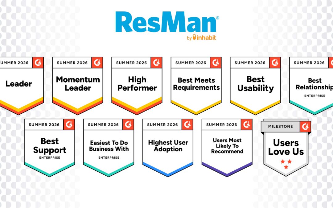 ResMan Named a G2 Leader in Property Management Software — Summer 2026 Awards