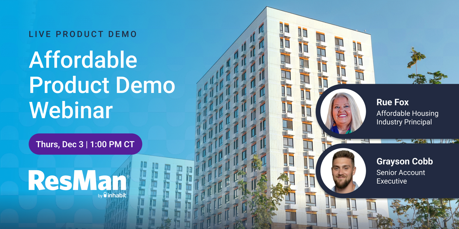 ResMan Affordable Product Demo Webinar